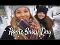 It Snowed in Rome! That NEVER happens!