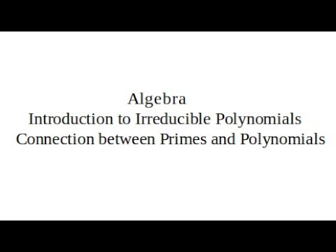 Polynomials 1.2. Introduction