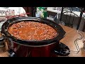 NOT KETO - My Huge Pot of Chili Beans Cooked in My Crock Pot/Slow Cooker ...So good!!