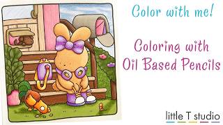 Color with Me - How to Color with Oil Based Colored Pencils
