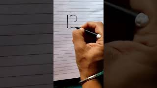 How to write letter 'B' in bubbles style