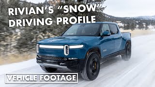 Rivian releases a "Snow" driving profile update