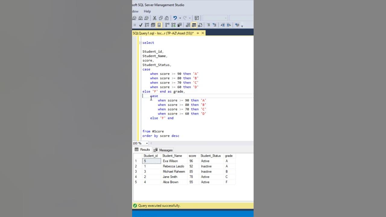 #SQL Nested Case Statement With Example. #datascience #coding #mssql #sqltips #SQL Nested Case Statement With Example. #datascience #coding #mssql #sqltips