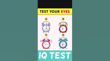 IQ Test Your Eyes 👀 - 👀🤔