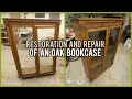 Restoration of an Oak Bookcase | 1.16.20 | Furniture Refinishing Repair How To