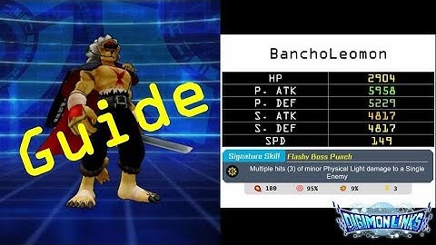 BanchoLeomon Guide - Digimon Links