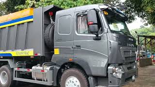 Howo A7 371HP Dump Truck Grey Color Walkaround