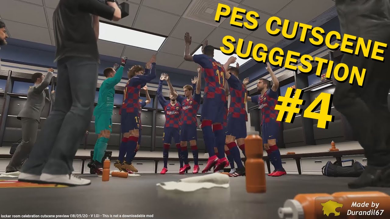 PES Cutscene Suggestion #4 - Locker Room Celebration