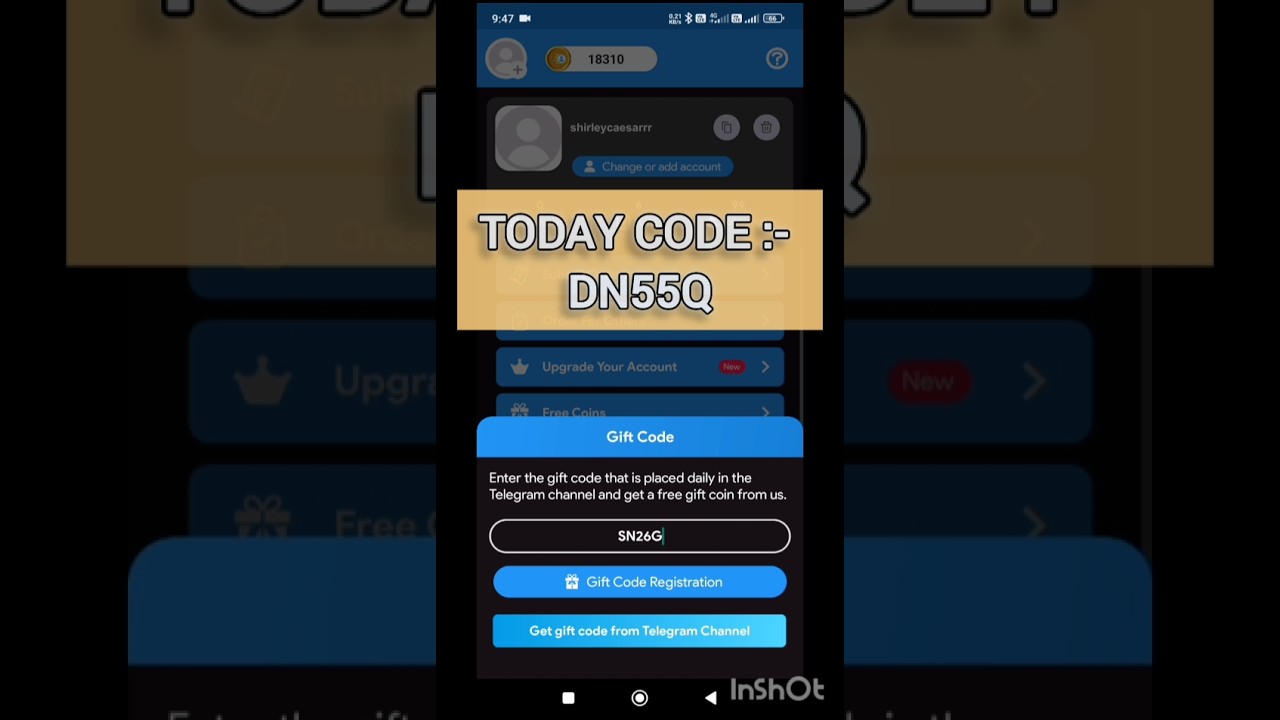 Instagram Followers Increase App | Daily Gift Code  | Fira Follower, Niva Follower Today Gift Code