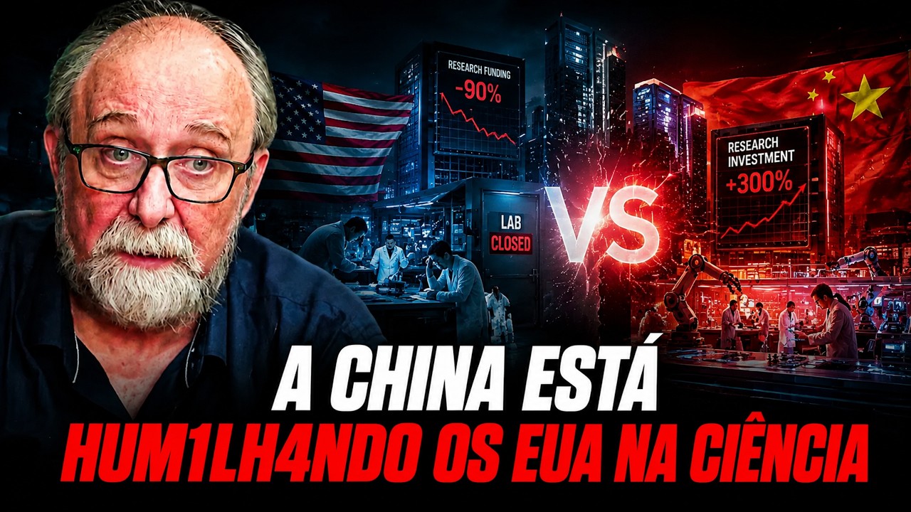 CHINA VS EUA: A DIFERENÇA DA CIÊNCIA É BRUTAL... [com MIGUEL NICOLELIS]