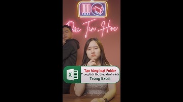 Tạo hàng loạt folder trong tích tắc theo danh sách tên trong Excel #short #shorts #tinhocvanphong