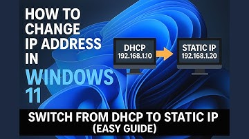 How to Change IP Address in Windows 11 | Switch from DHCP to Static IP (Easy Guide)