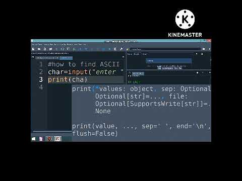 How do you get the ASCII value in Python? - YouTube