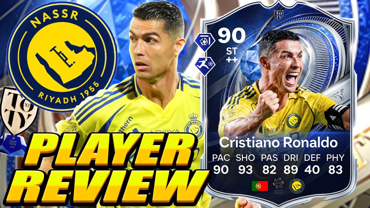 He FINISHES EVERYTHING… 💥🔥 90 TOTY Ronaldo SBC Review! 90 Ronaldo Team of the Year Review! SBC CR7!