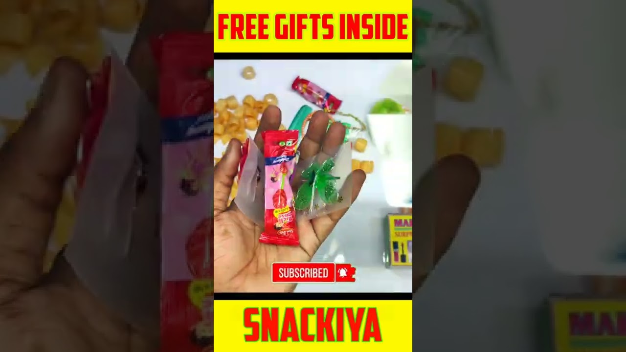 Free Gifts Inside Snacks Unboxing 