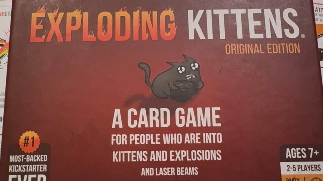 3. ASMR Show and Tell - Exploding Kittens + Expansion Packs