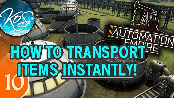 Automation Empire - INSTANT TRANSPORT WITH PIPES! - Let