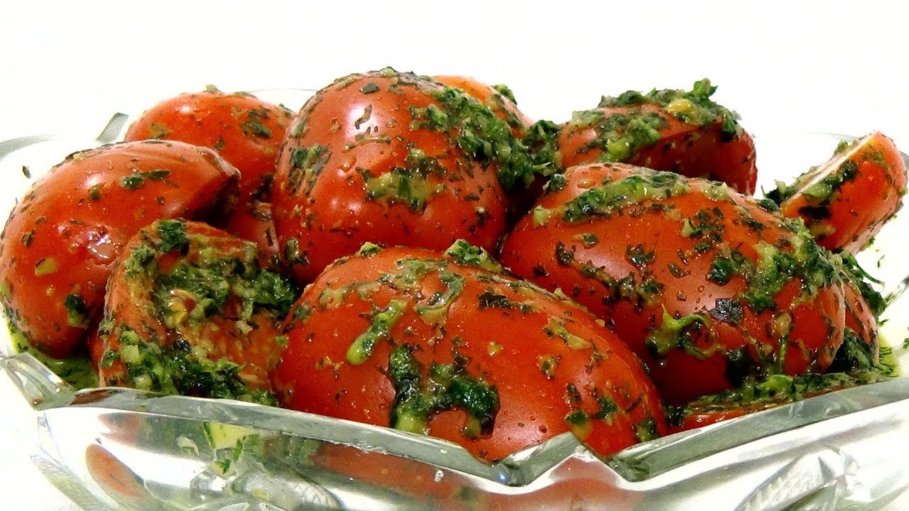⁣Помидоры По-Корейски(Очень Вкусно)/Tomatoes in Korean/Холодная Закуска/Простой Рецепт