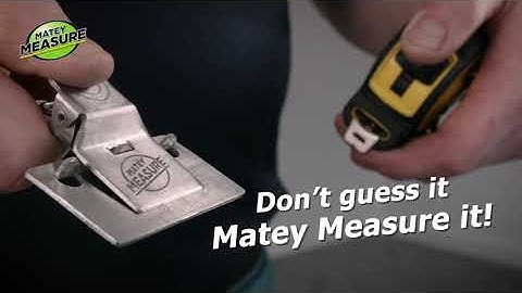 SCF Hardware - Matey Measure promo video