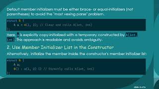 How to Use Default Member Initializer with std::initializer_list Constructors in C+ + 11