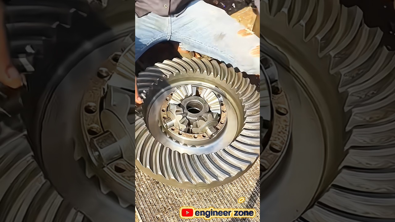Perfect Differential Gear Assembly 😱 Ring & Pinion Setup Like a Pro | Heavy Truck Power