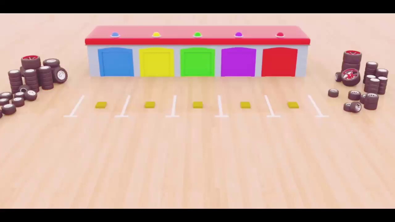 Toys - Anak - mengenal warna dan jenis kendaraan - YouTube