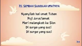 LAGU SION NO.32. SEMBAH SUJUDLAH UMATNYA - EDISI LENGKAP 525 (INSTRUMENT DAN LIRIK)