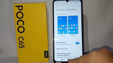 How to Show Navigation Button in Poco C65 | How To Enable Navigation Bar