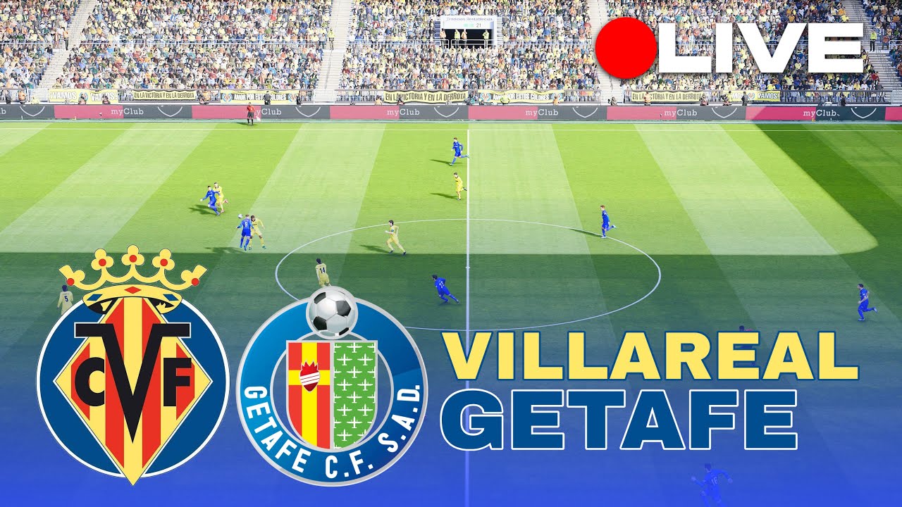 Villarreal vs Getafe La Liga 2025 Partido Simulación PES 21 - YouTube