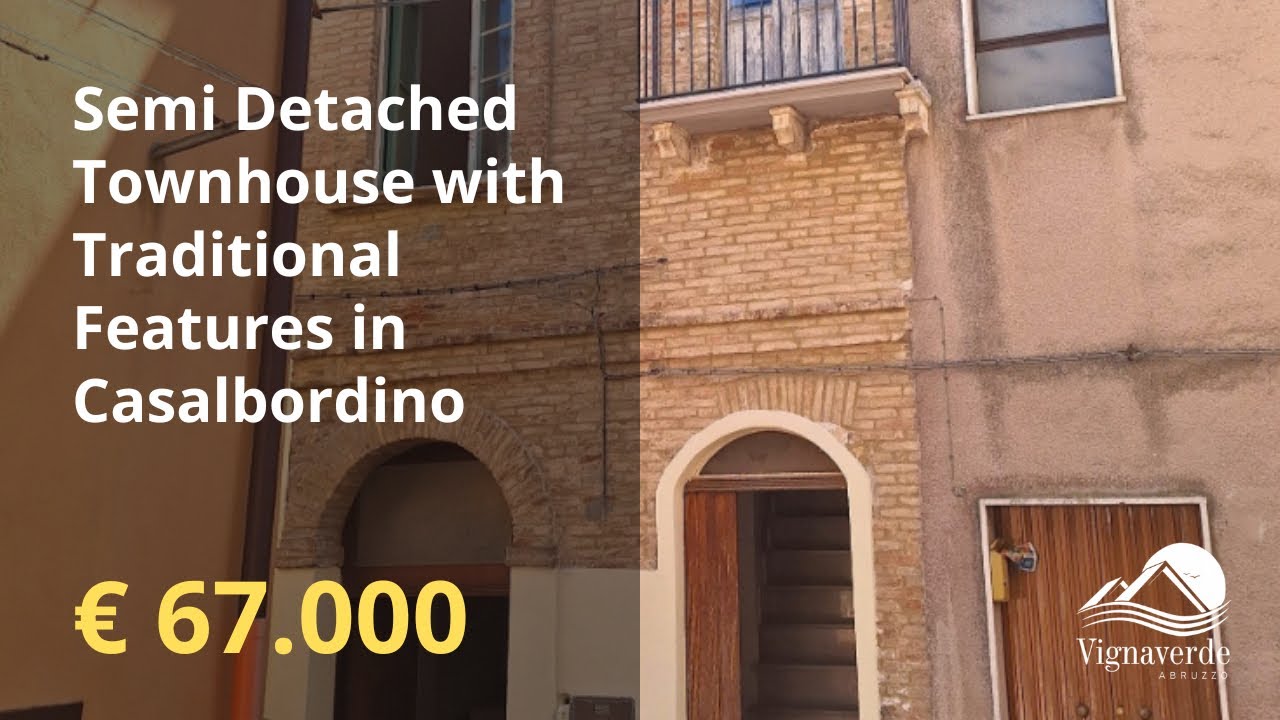 Semi Detached Townhouse with Traditional Features | € 67.000 | Casalbordino - Italy | Ref.345