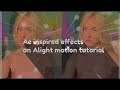 Ae inspired effects on alight motion tutorial pt1hanin alight presets