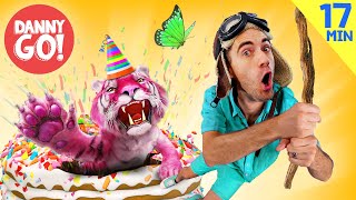 Tigers, Insects, Garbage Trucks   more! 🐅🐞🚛 | Dance Compilation | Danny Go! Songs for Kids