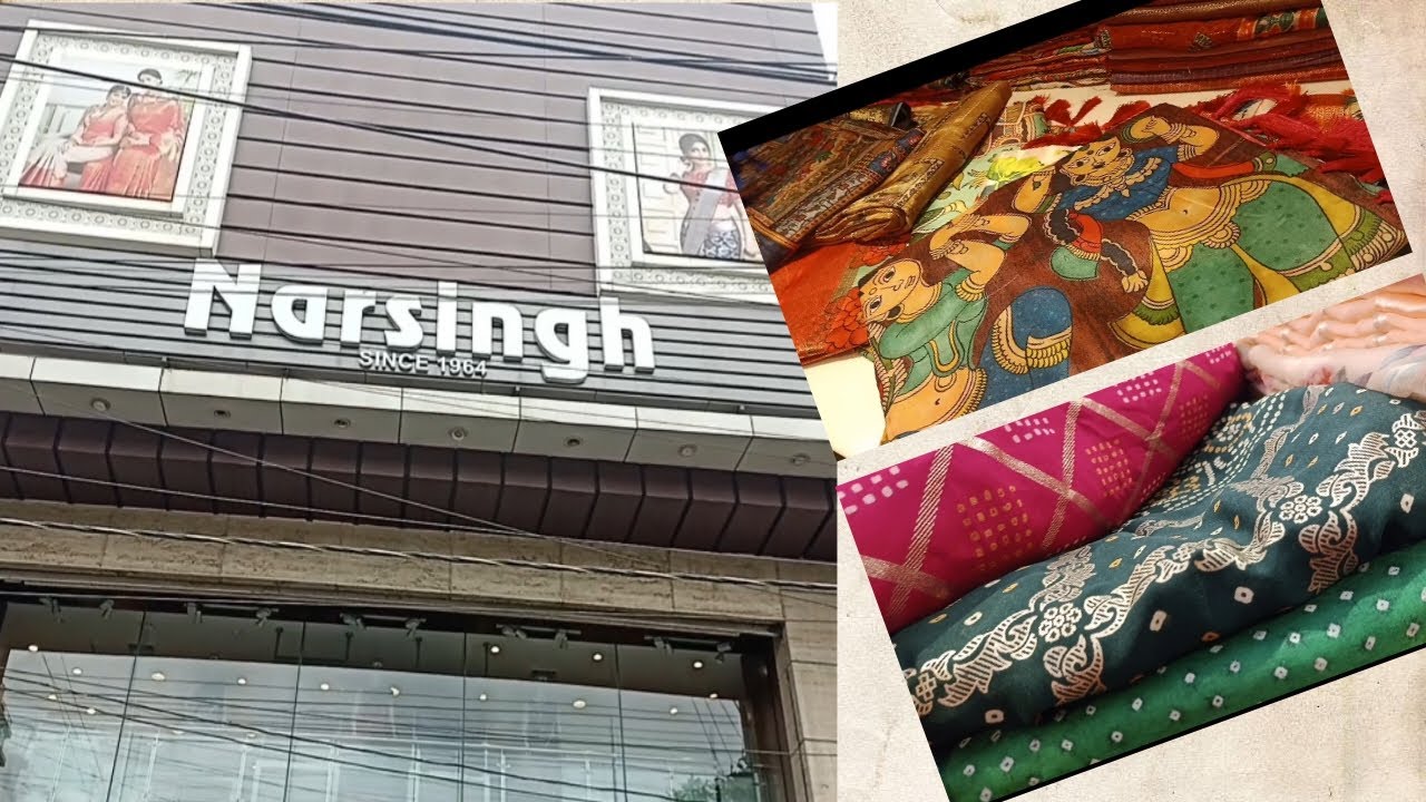 Narsingh store sarees new collection Kukatpally YouTube