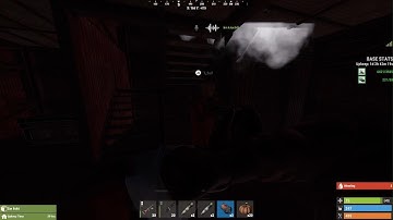 Rust console solo counter raid against 2 clans!!!