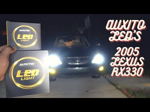How To: Replace Lexus RX330 Headlight & Fog Light Bulbs to LED's