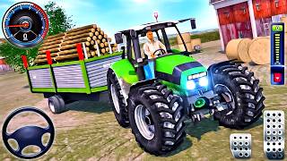 Cargo Tractor Trolley Simulator - Offroad Heavy Tractor Trolley Driving 3D - Android Gameplay #2 screenshot 4