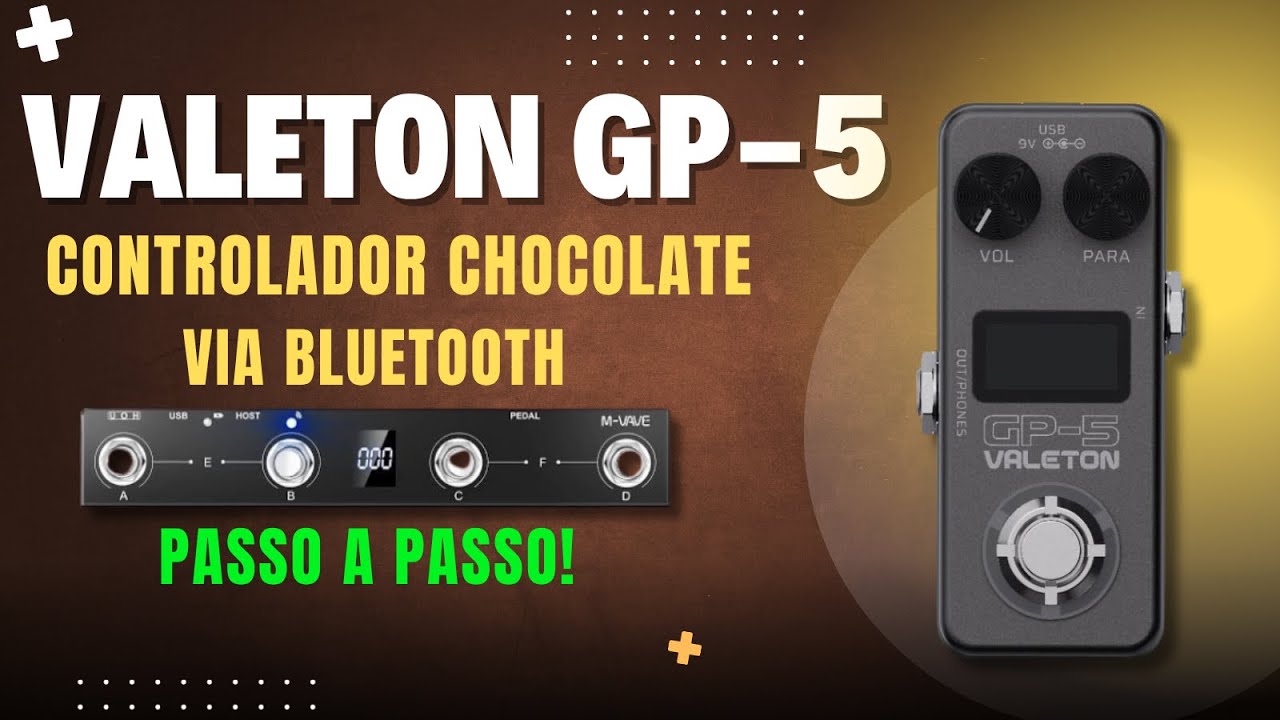 VALETON GP-5とM-VAVE CHOCOLATE PLUS VALETON GP-5 with CHOCOLATE CONTROLLER VIA BLUETOOTH #gp5 #mvave