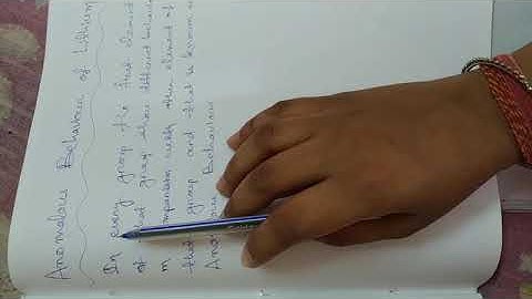 Anomalous Behaviour of Lithium