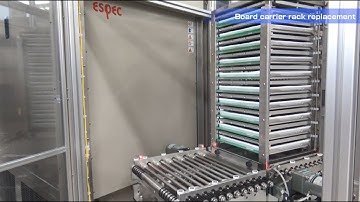 [M] Automate door and Board Carrier rack insertion and extraction system.(1m22s) / ESPEC