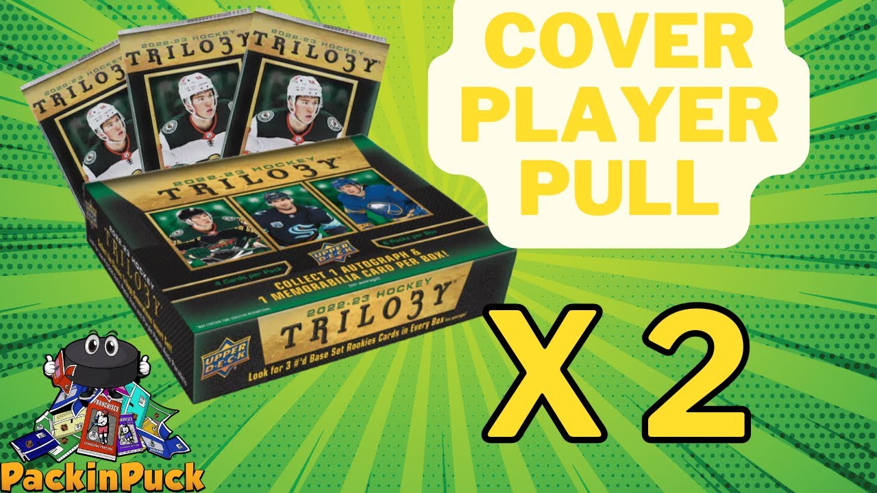 Trilogy Cover Player Pulls x2! Upper Deck 2022-23 Trilogy Hockey Hobby Box Break