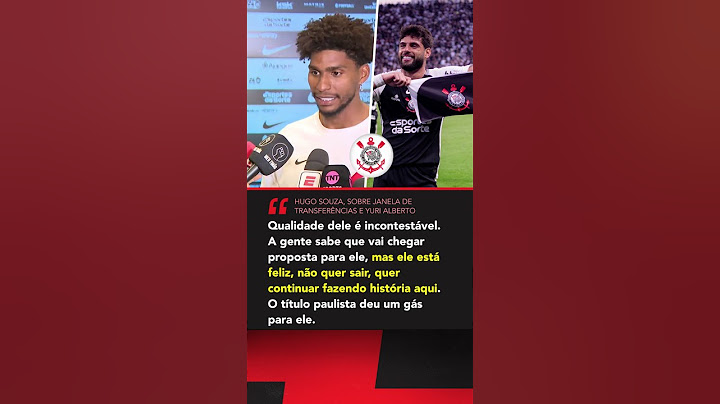 Hugo Souza afirmou que Yuri Alberto está feliz e não quer sair do Corinthians! #shorts