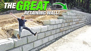 How To Build A MASSIVE Retaining Wall Driveway In 10 Minutes! Price, Time & Legality Breakdown!