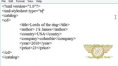 Linking Xsl File With Xml part-6