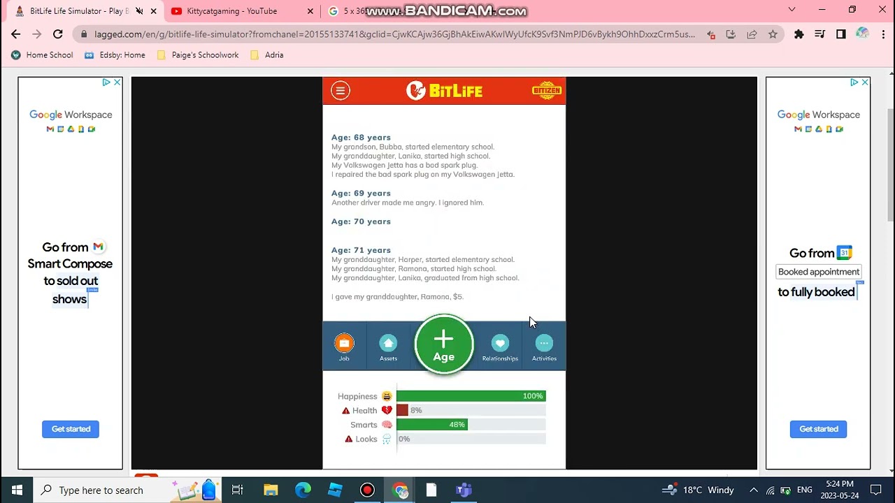 Bitlife-long life challenge part 4 the end