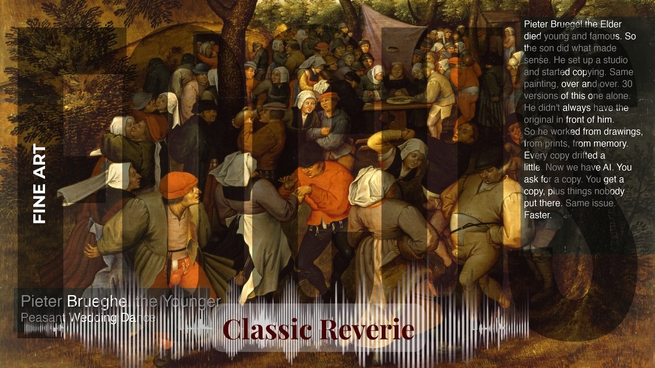 Focus - Classic Reverie with Fine Art | Brueghel the Younger · Peasant Wedding Dance & others