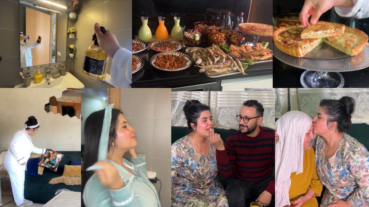 المرا اللحلاحة غلبات السحارة ولكن لحادكة والمرضية قضات عليهم كاملين👌🏻بديت بكوزينتي وكملتها بعنايتي