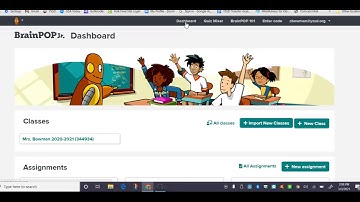 Brain Pop Jr. Assignments