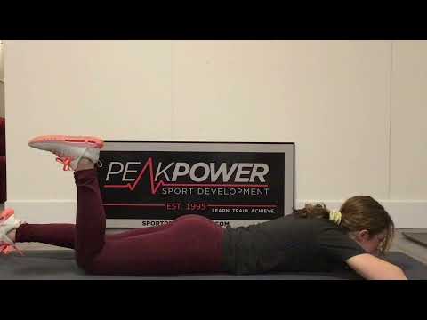 Glute BW Series 1: Prone Position - Glute twitch, Straight leg lift, Bent-knee leg lift