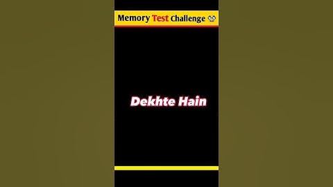 Memory Test || Riddles And Puzzles For Iq Test || part 6 || #shorts #quiztime