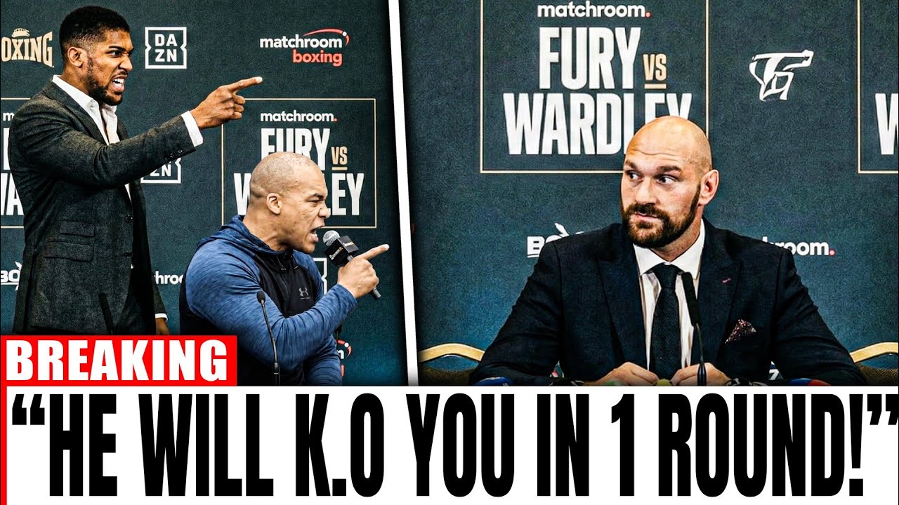 BREAKING: Anthony Joshua Interrupts Tyson Fury vs Fabio Wardley Press Conference